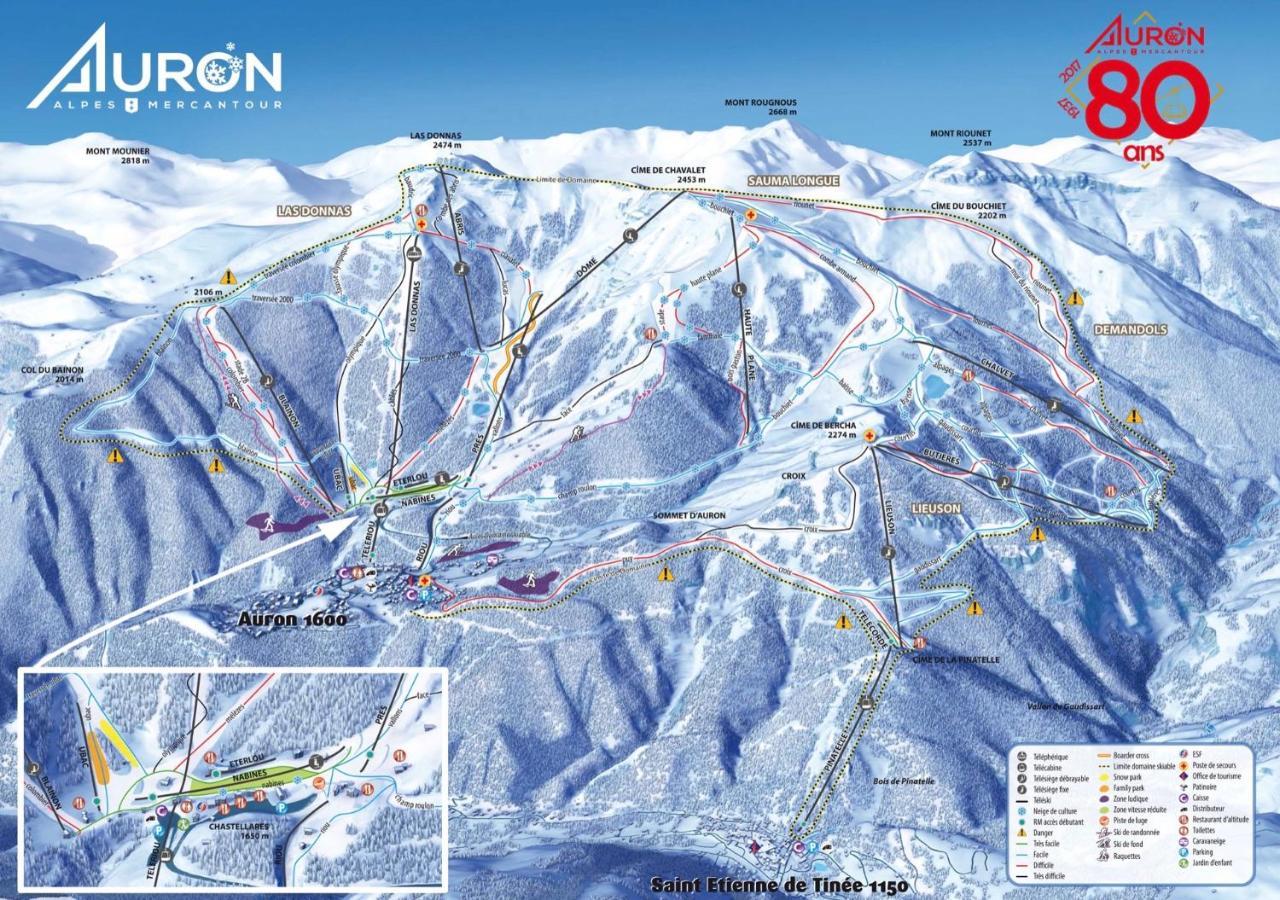 Apartmán Studio Centre Auron Exteriér fotografie